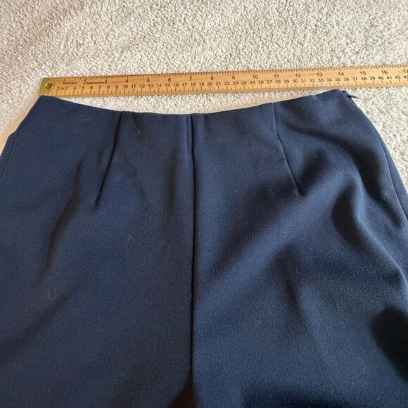 Pendleton Dress Pants Womens Size 4 High waisted Side Zipper Trouser Navy Blue - Picture 5 of 11